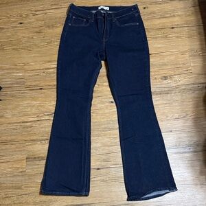 Abercrombie & Fitch Navy Flare Jeans